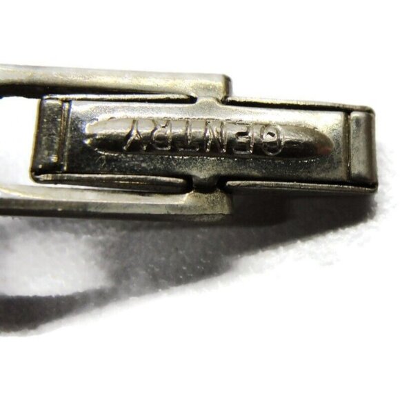 Gentry Silver Tone Oval Cufflinks Fish Religious Church Clergy Vintage - Picture 4 of 8